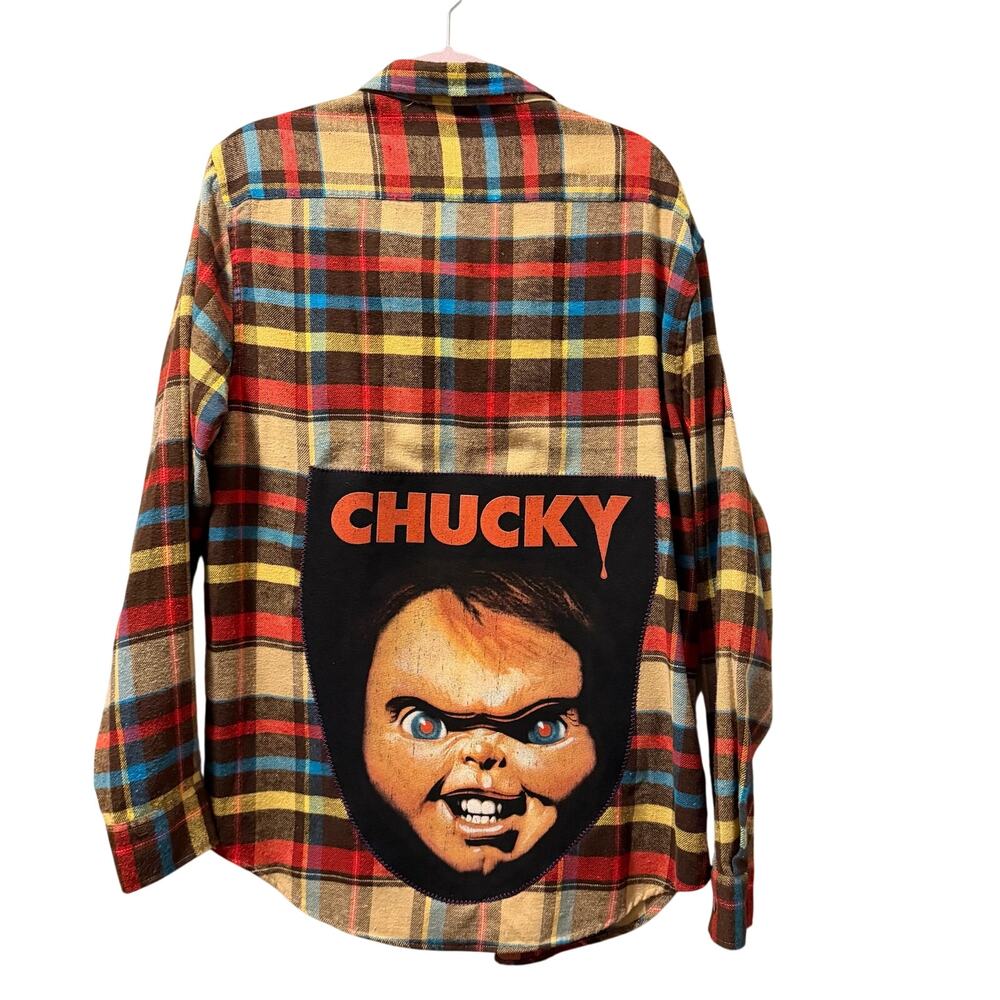Chucky Flannel up cycle XL